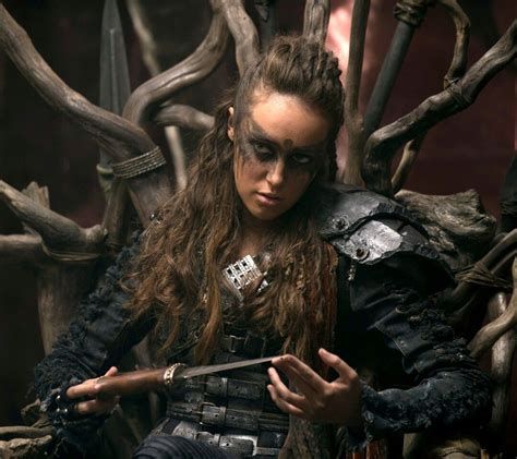 Kind of wish there was some alternate universe in which Lexa didn't die and things went totally differently. . Lexa kom trikru